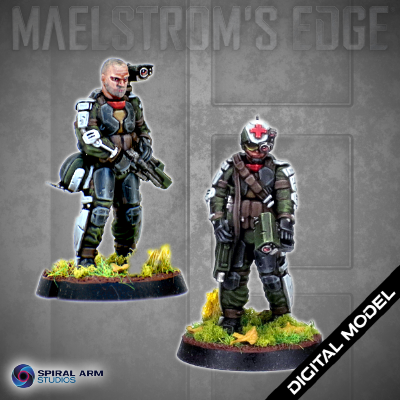 SecDef Characters STL Product Image
