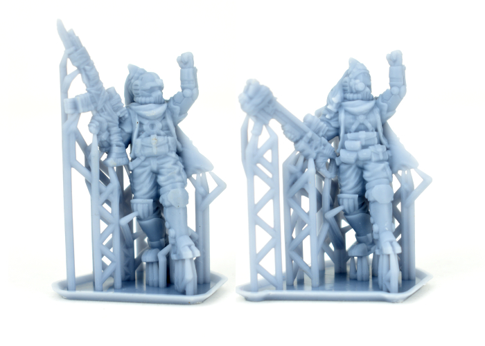 3D printed examples, printed on an Anycubic Mono 4K using Elegoo ABS-like resin at 35μm using Lychee slicer. Printing results will vary depending on your printer, resin and settings.