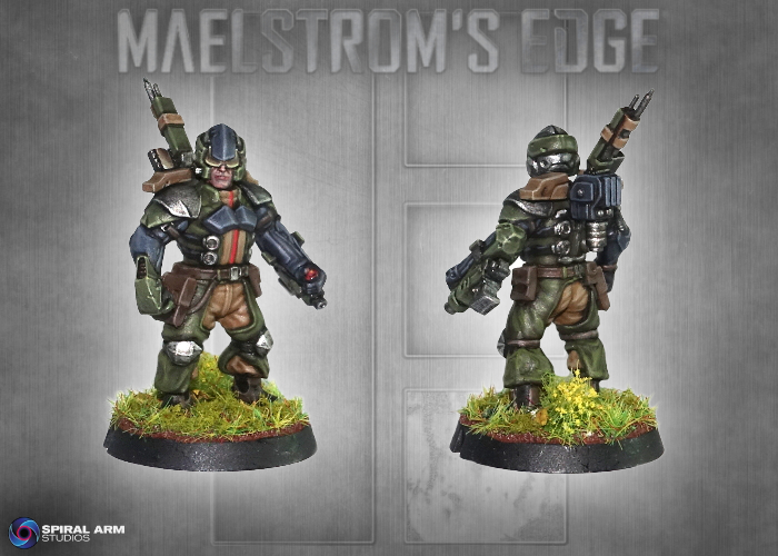 Epirian Journeyman Bot Handler - Multi-part plastic 28mm model