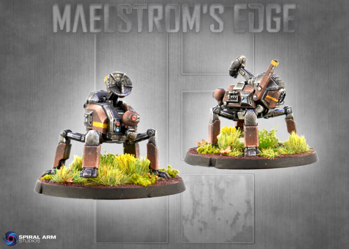 A recon drone, painted by Todd McNeal.