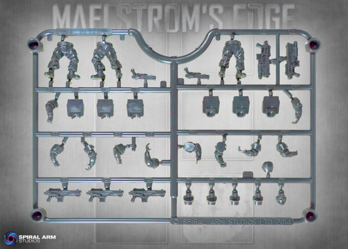 The Contractor sprue.