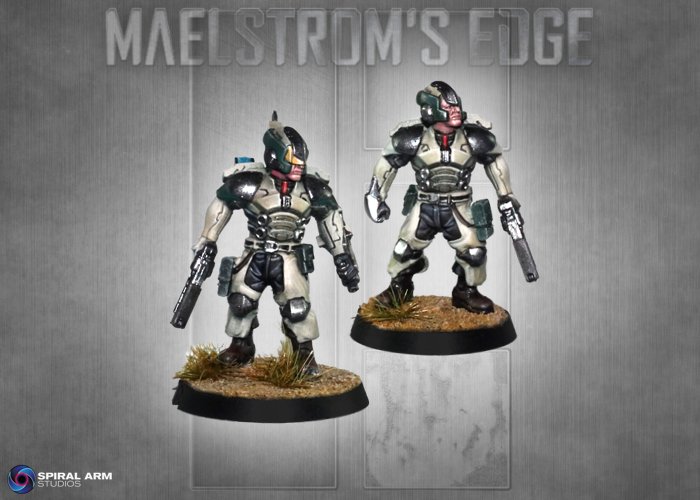 Epirian Bot Handlers, painted by Lil'Legend Studio.
