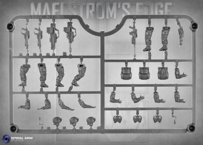SecDef sprue, building 3 models.