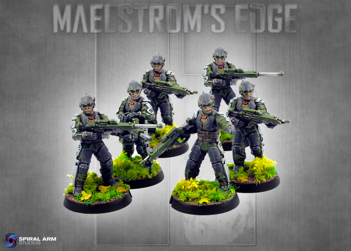 Reynolds-Kaiser SecDef troops, painted by Maz Wiernikowski.