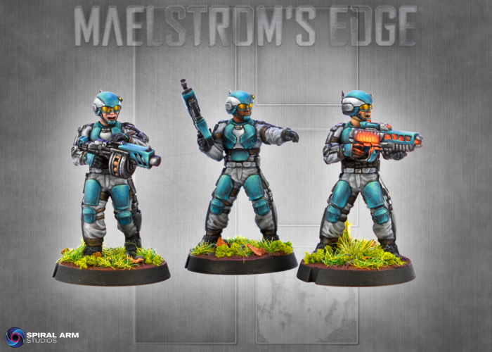 Forthrast SecDef Troopers, painted by Todd McNeal