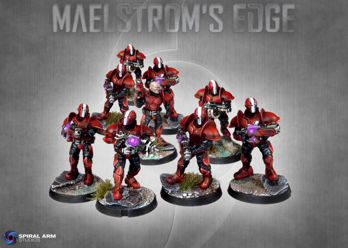 Karist Troopers, painted by Lil'Legend Studio.
