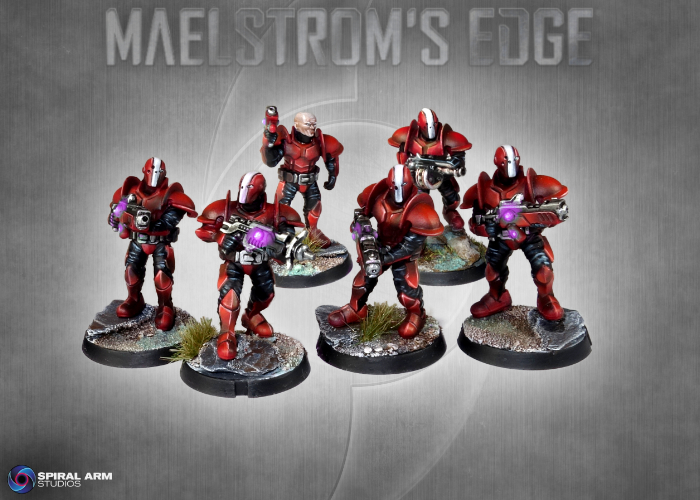 Karist Troopers of the Guardians of Alsa, painted by Lil'Legend Studio.