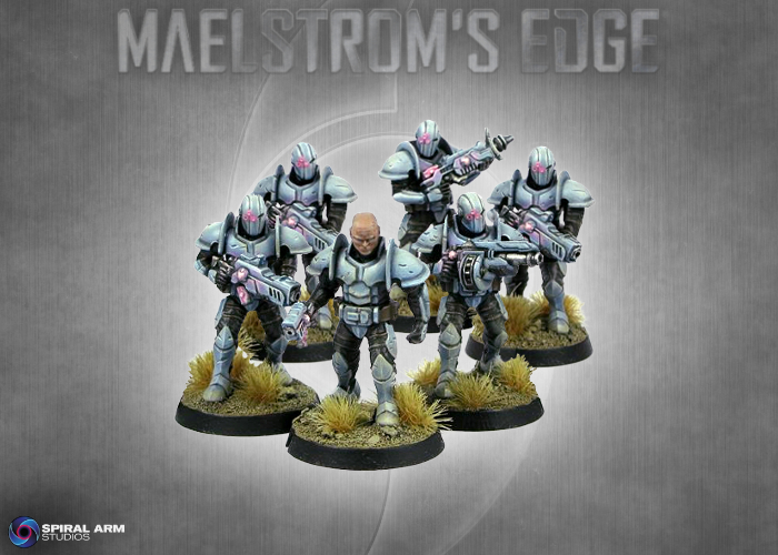Karist Troopers of the Children of Beroth, painted by Maz Wiernikowski.
