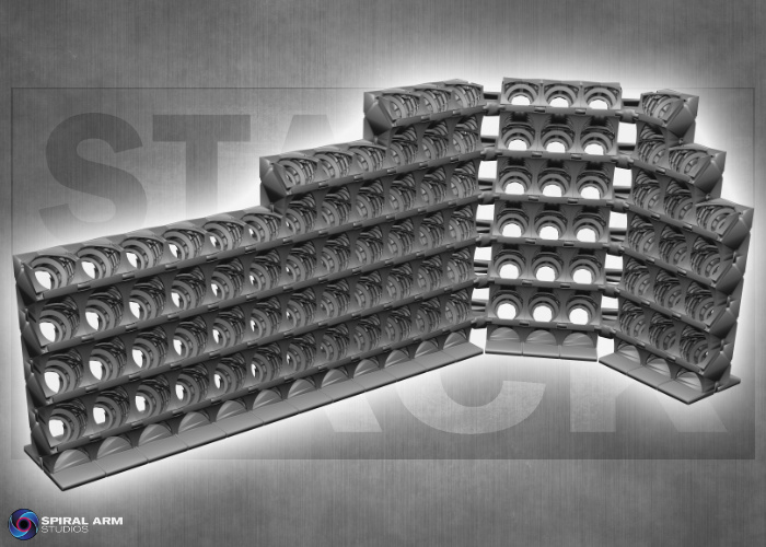 Build up your StackaRack by adding as many sets as you need to hold your paint collection.