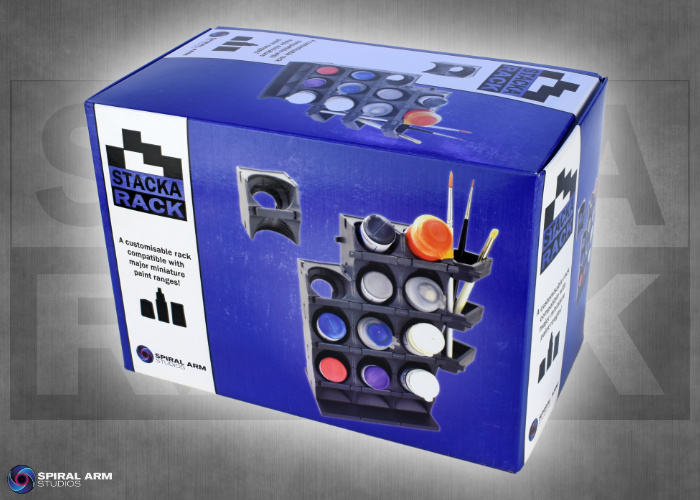 StackaRack is made from High Impact Polystyrene, for easy assembly and customisation.