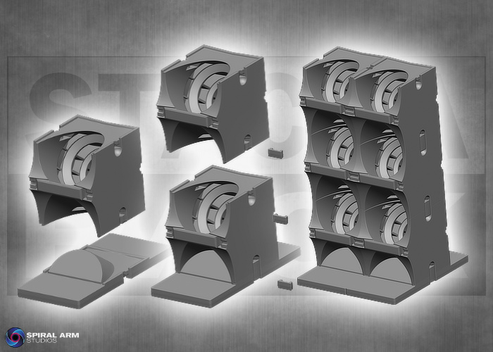 StackaRack units clip together, allowing you to build your rack the way you want it.