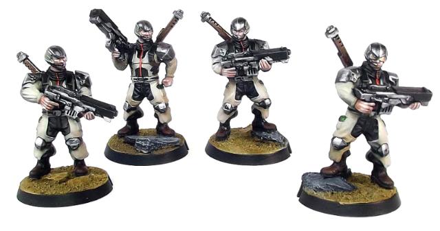 Epirian Contractor Suppression Team for Maelstrom's Edge - 28mm, multi-part, plastic models